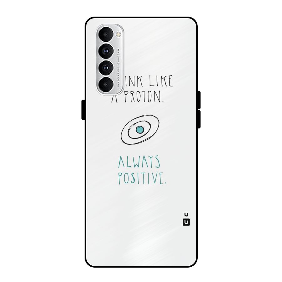 Proton Positive Metal Back Case for Oppo Reno4 Pro