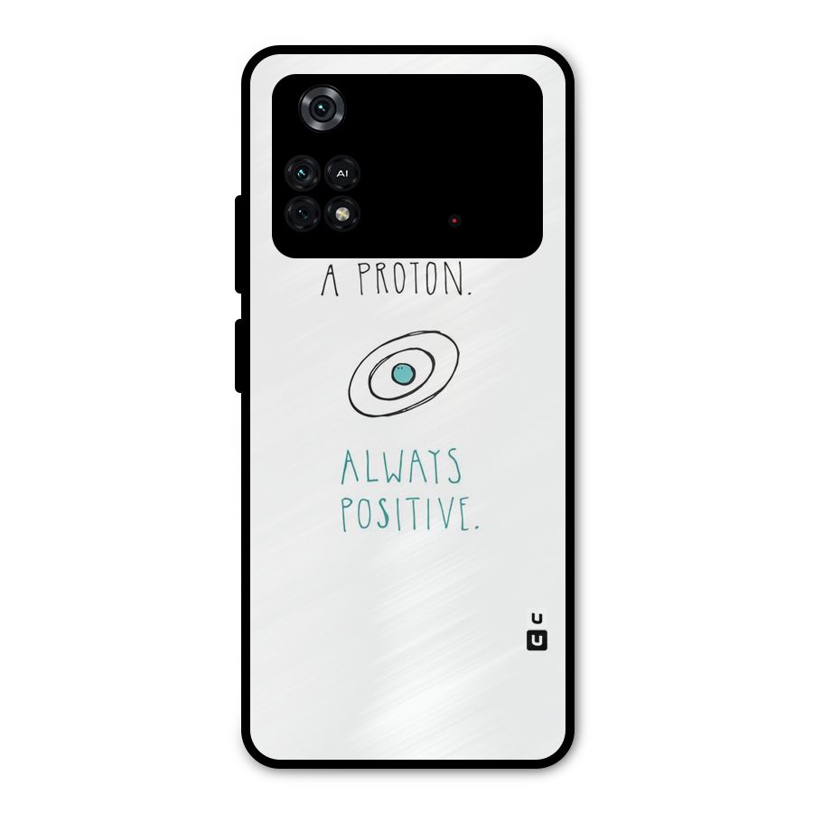 Proton Positive Metal Back Case for Poco M4 Pro 4G