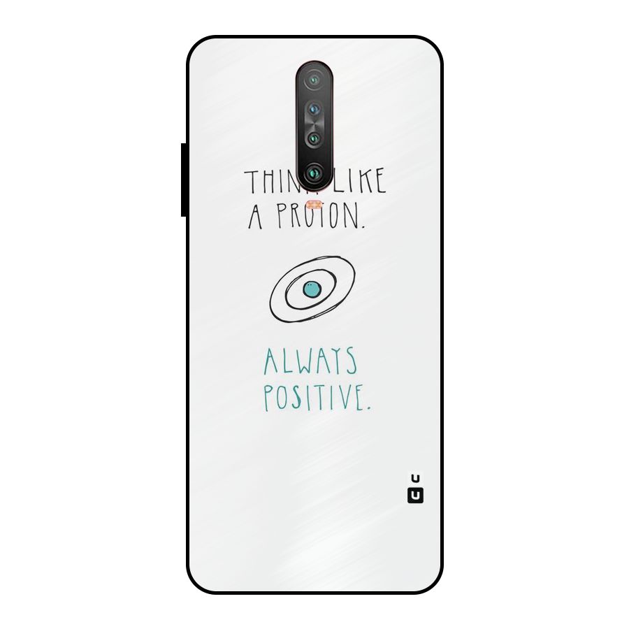 Proton Positive Metal Back Case for Poco X2