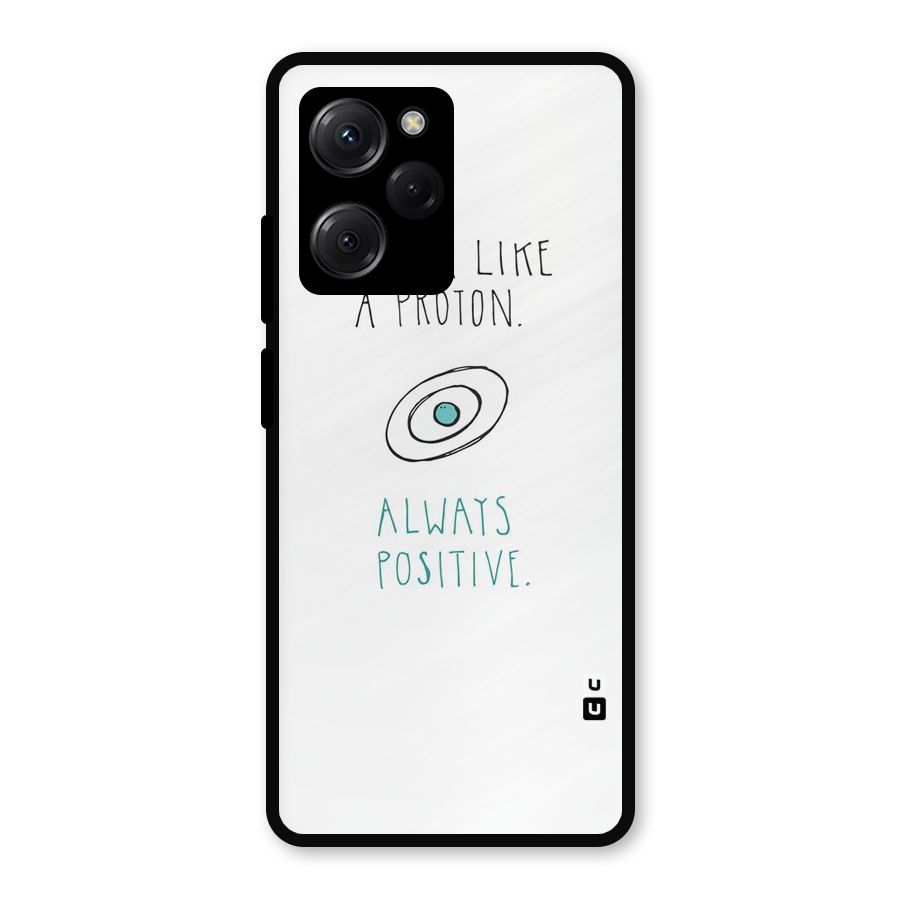 Proton Positive Metal Back Case for Poco X5 Pro