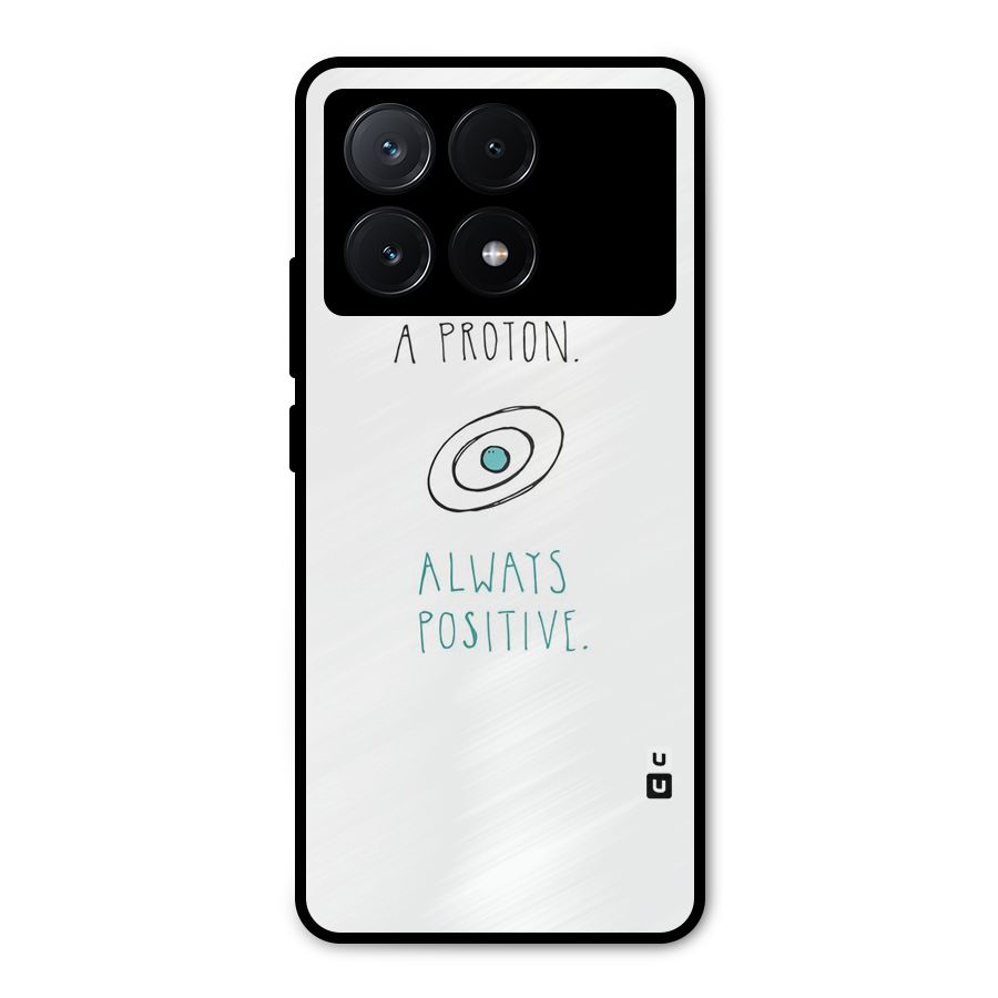 Proton Positive Metal Back Case for Poco X6 Pro