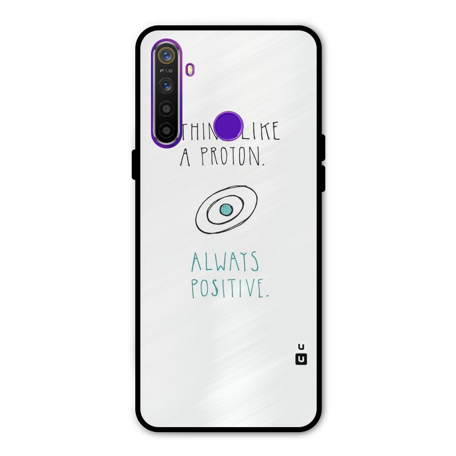 Proton Positive Metal Back Case for Realme 5