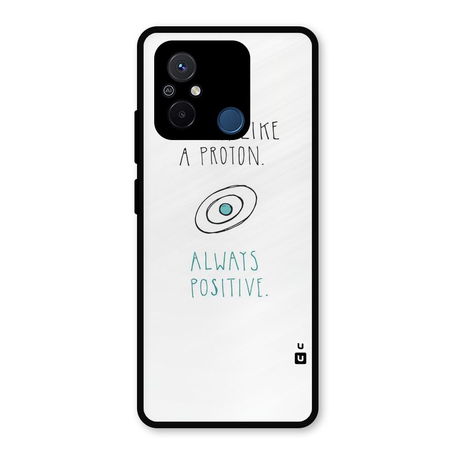 Proton Positive Metal Back Case for Redmi 12C