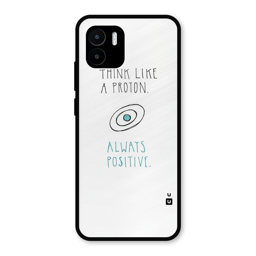 Proton Positive Metal Back Case for Redmi A2
