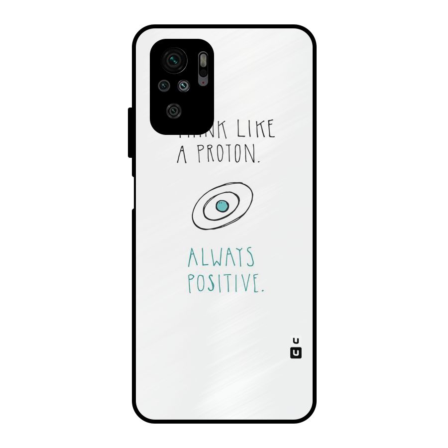 Proton Positive Metal Back Case for Redmi Note 10S
