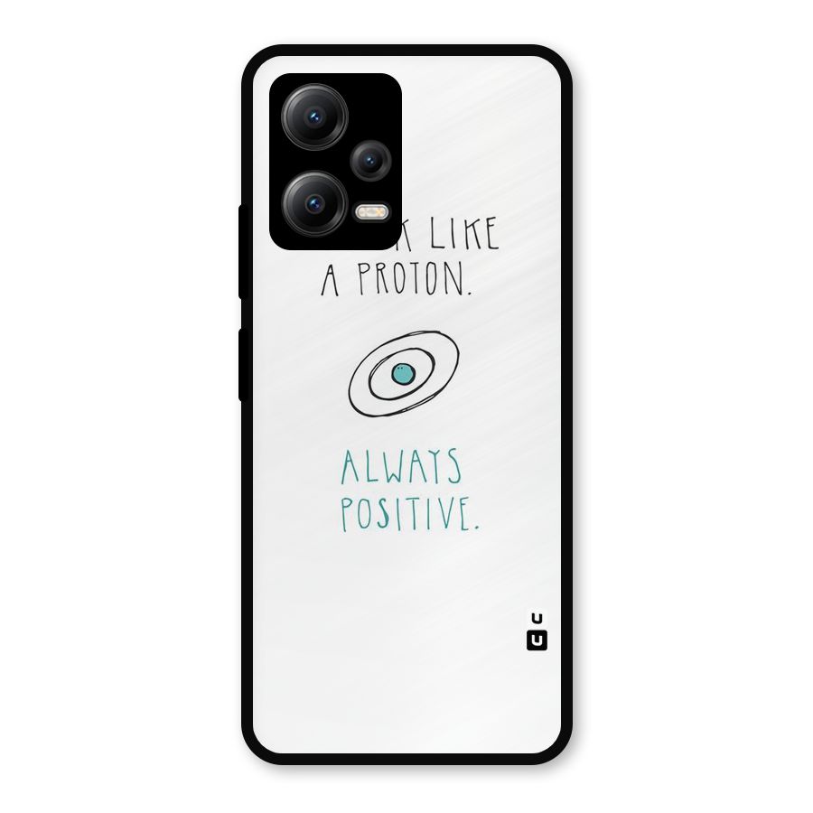 Proton Positive Metal Back Case for Redmi Note 12 5G