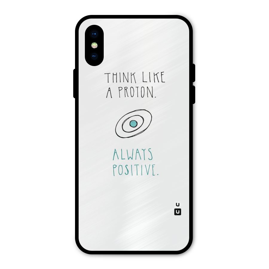 Proton Positive Metal Back Case for iPhone X