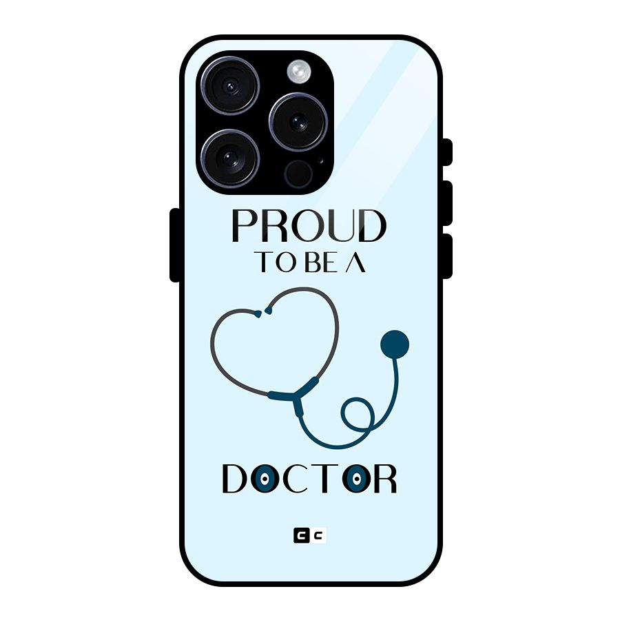 Proud 2B Doctor Glass Back Case for iPhone 15 Pro