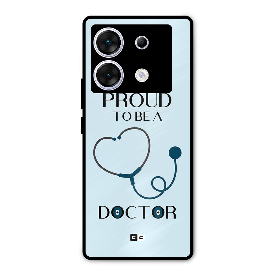 Proud 2B Doctor Metal Back Case for Infinix Zero 30 5G