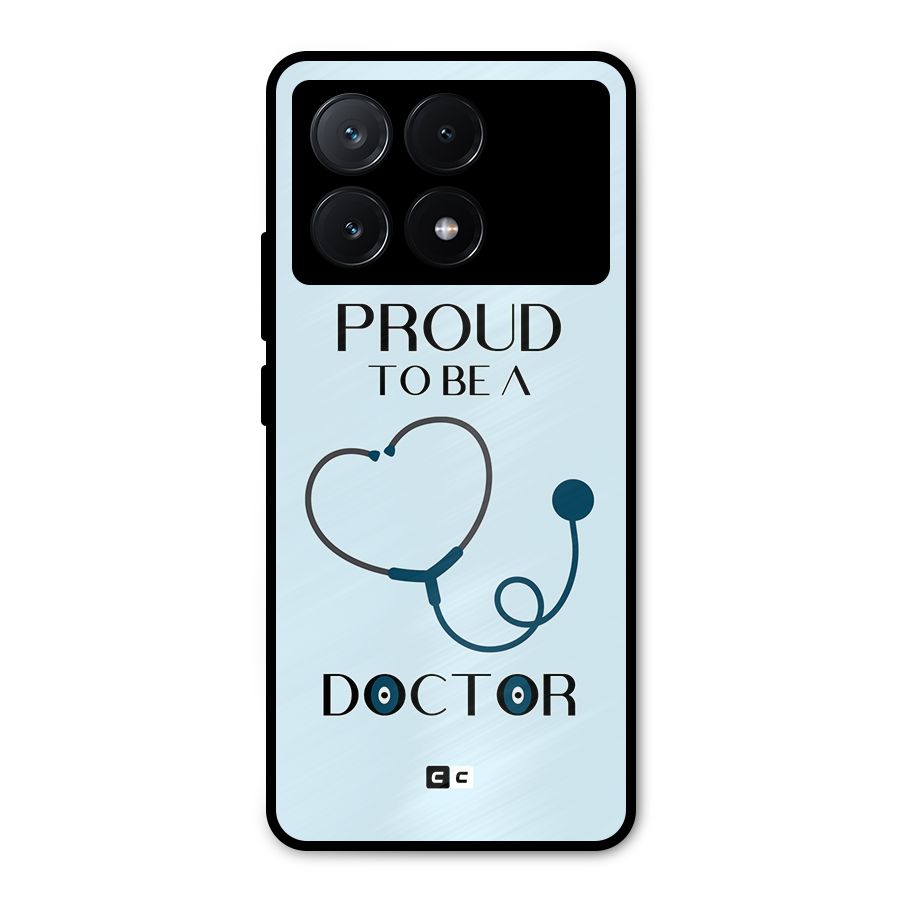 Proud 2B Doctor Metal Back Case for Poco X6 Pro