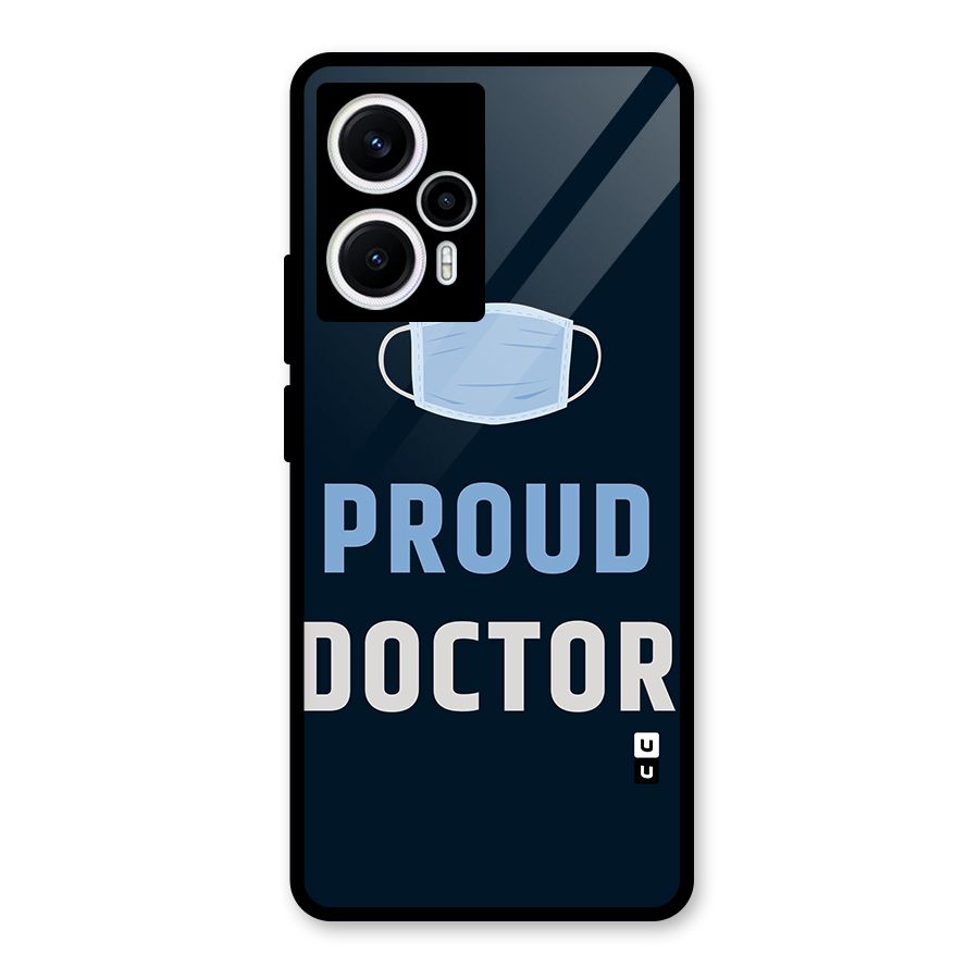 Proud Doctor Glass Back Case for Poco F5