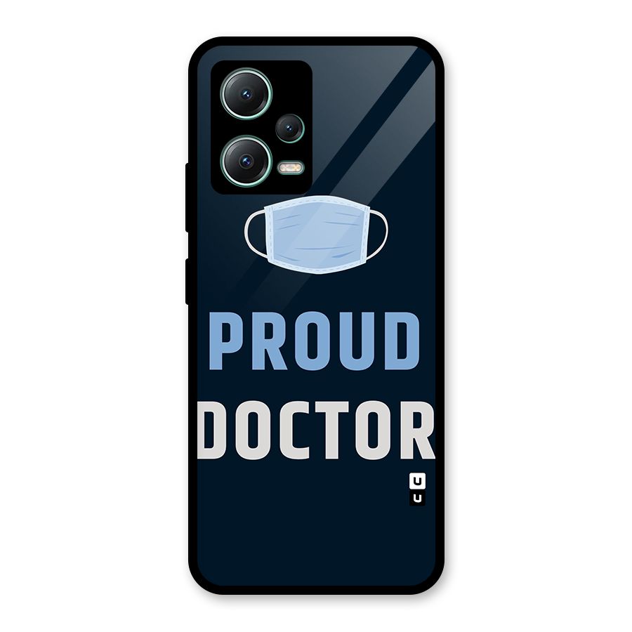 Proud Doctor Glass Back Case for Poco X5