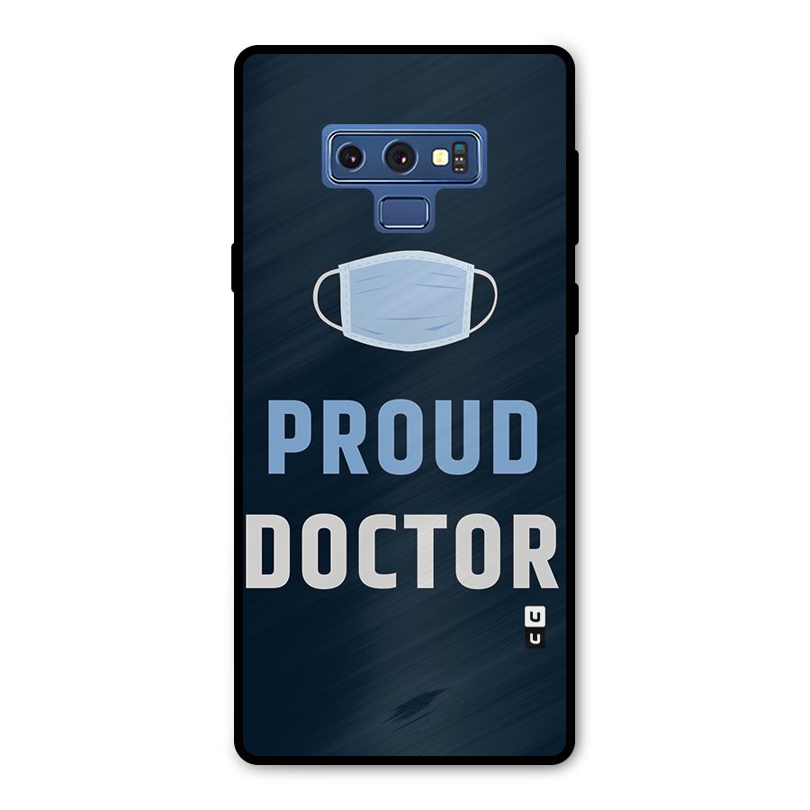 Proud Doctor Metal Back Case for Galaxy Note 9
