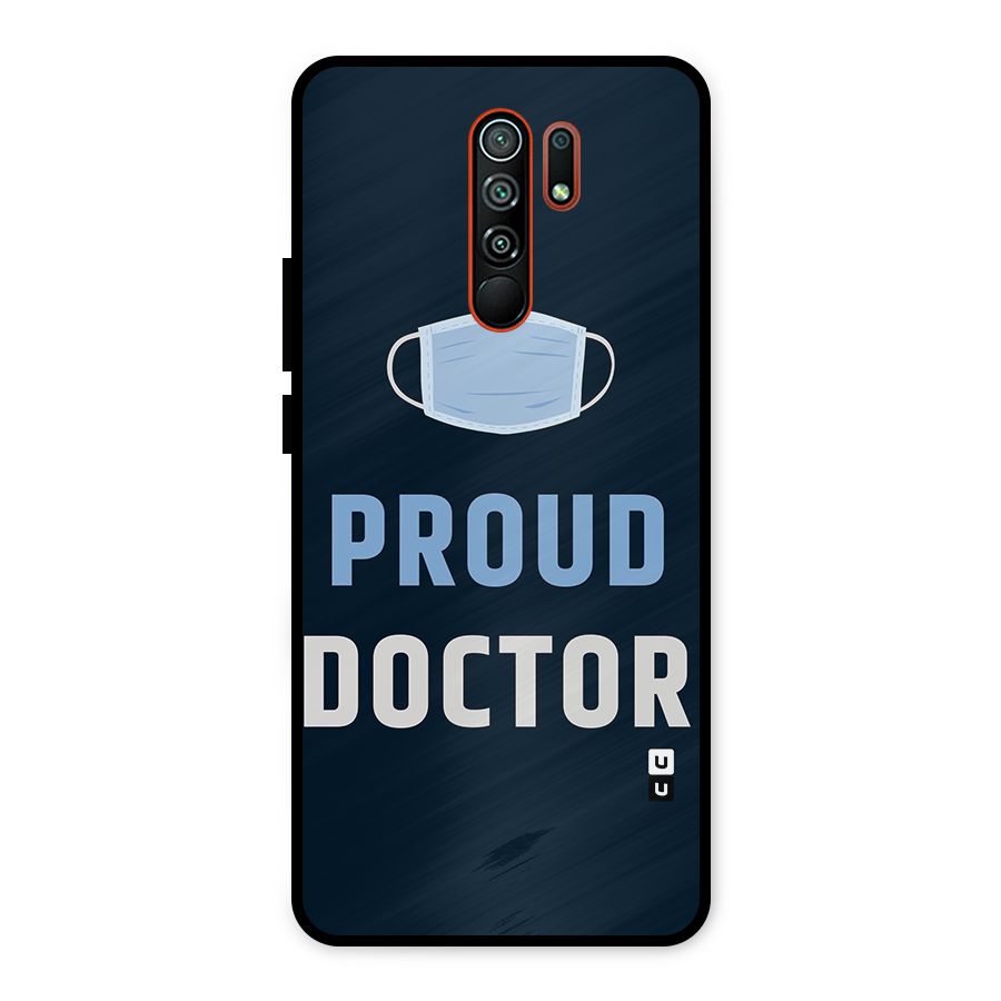 Proud Doctor Metal Back Case for Redmi 9 Prime