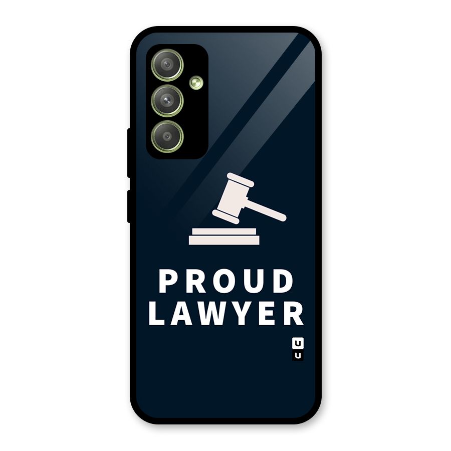 Proud Lawyer Glass Back Case for Galaxy A54
