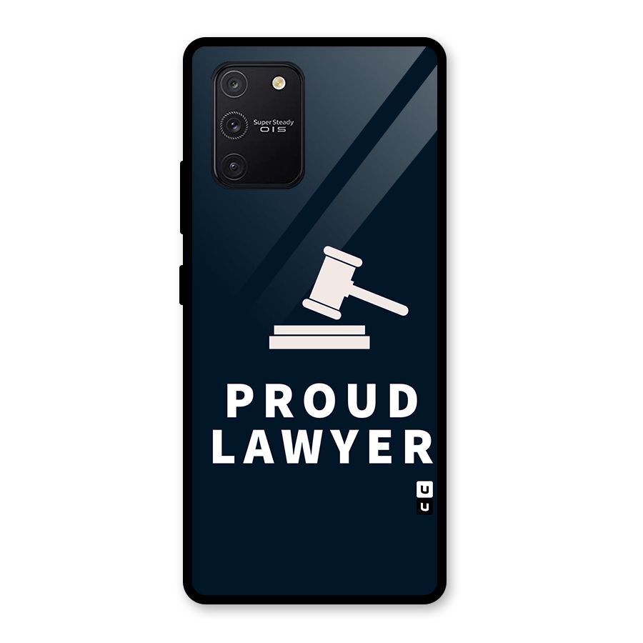 Proud Lawyer Glass Back Case for Galaxy S10 Lite