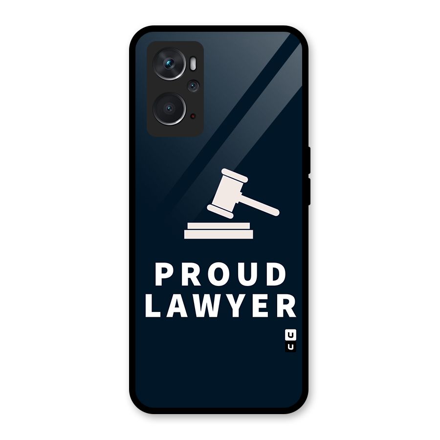Proud Lawyer Glass Back Case for Oppo K10 4G