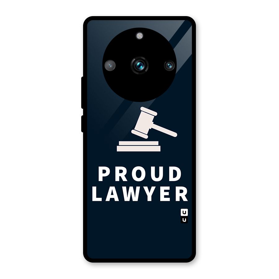 Proud Lawyer Glass Back Case for Realme 11 Pro