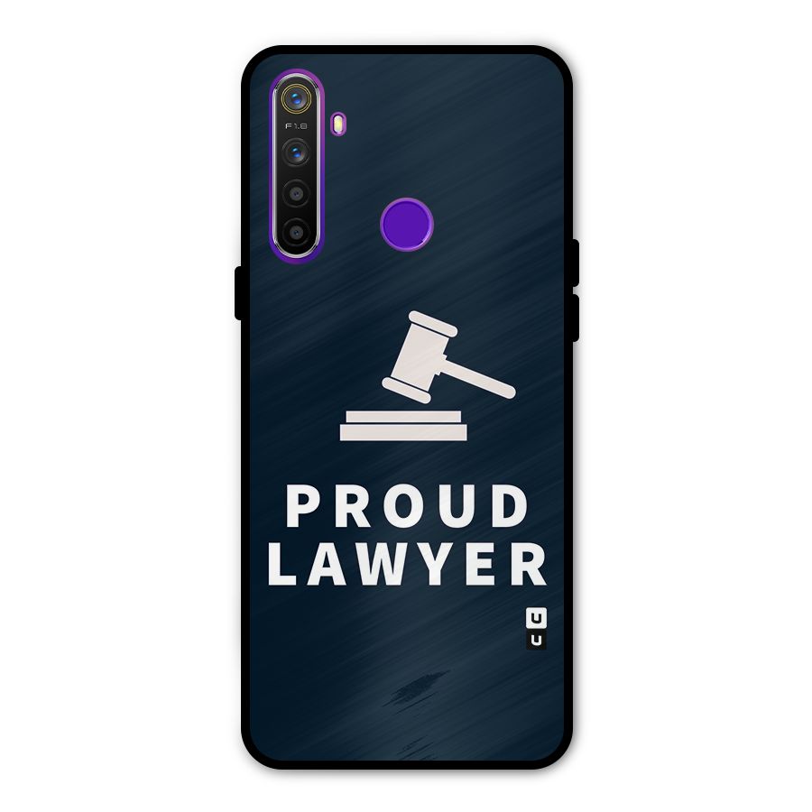 Proud Lawyer Glass Back Case for Realme 5s