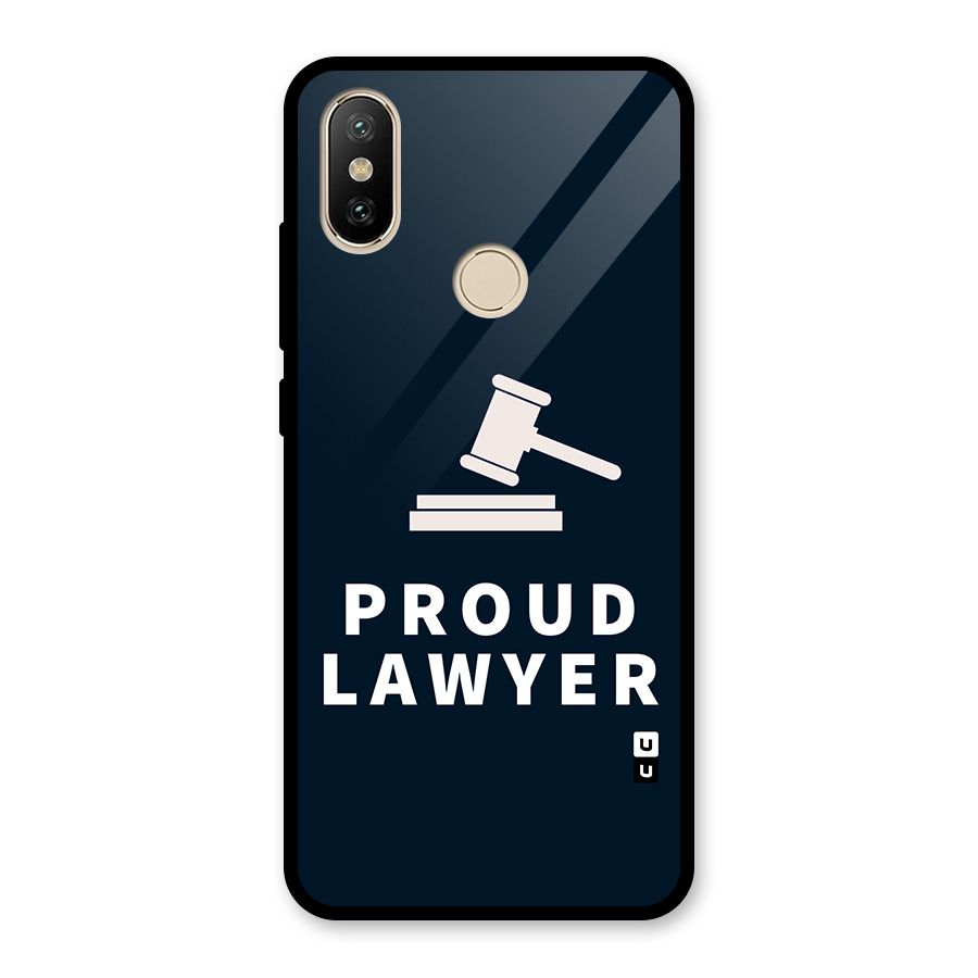 Proud Lawyer Glass Back Case for Redmi A2