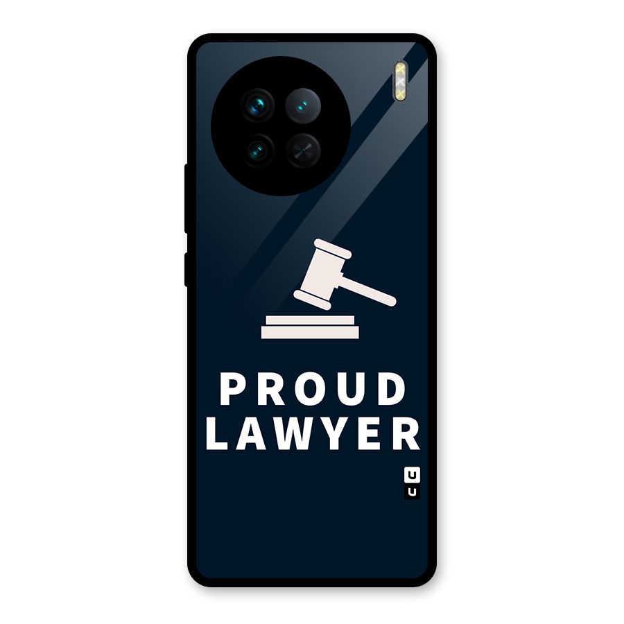 Proud Lawyer Glass Back Case for Vivo X90