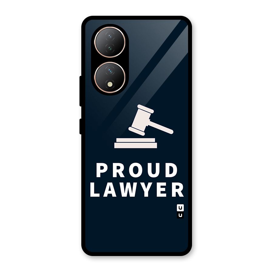Proud Lawyer Glass Back Case for Vivo Y100A