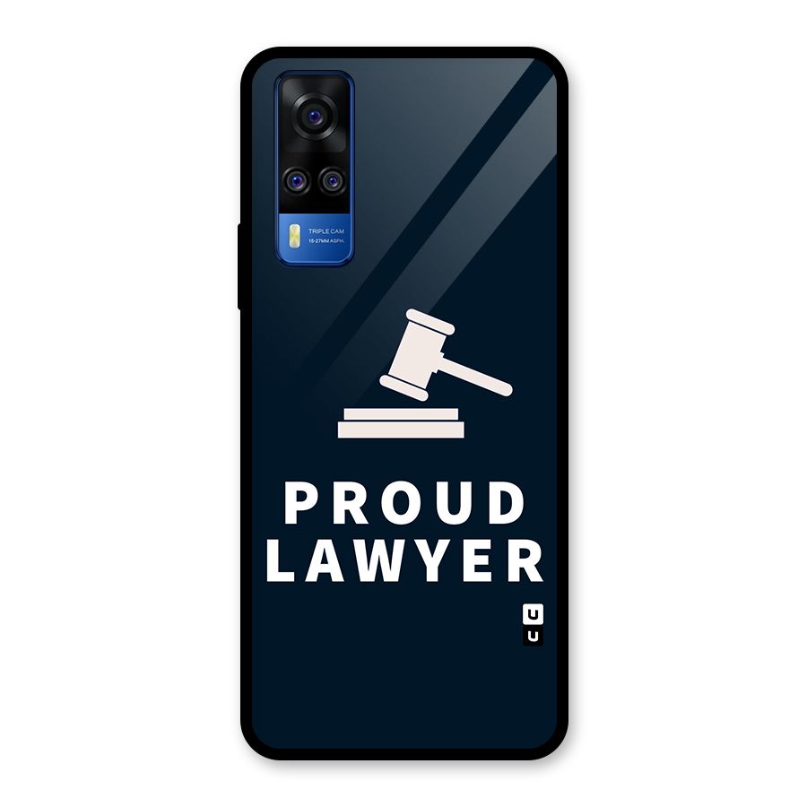 Proud Lawyer Glass Back Case for Vivo Y31