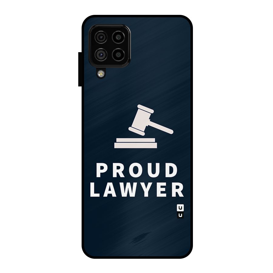 Proud Lawyer Metal Back Case for Galaxy A22 4G