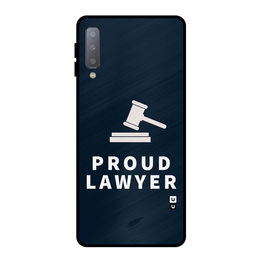 Proud Lawyer Metal Back Case for Galaxy A7 (2018)