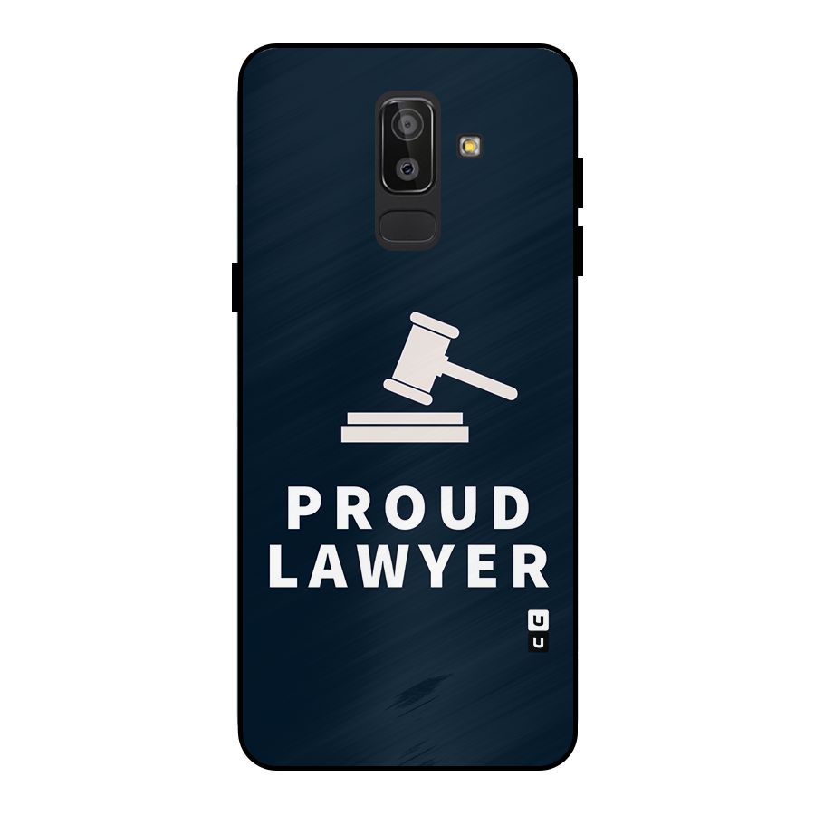 Proud Lawyer Metal Back Case for Galaxy J8