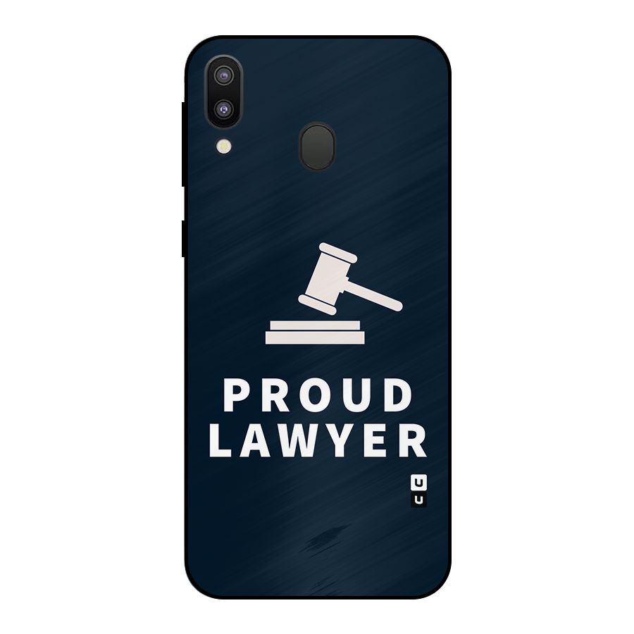 Proud Lawyer Metal Back Case for Galaxy M20