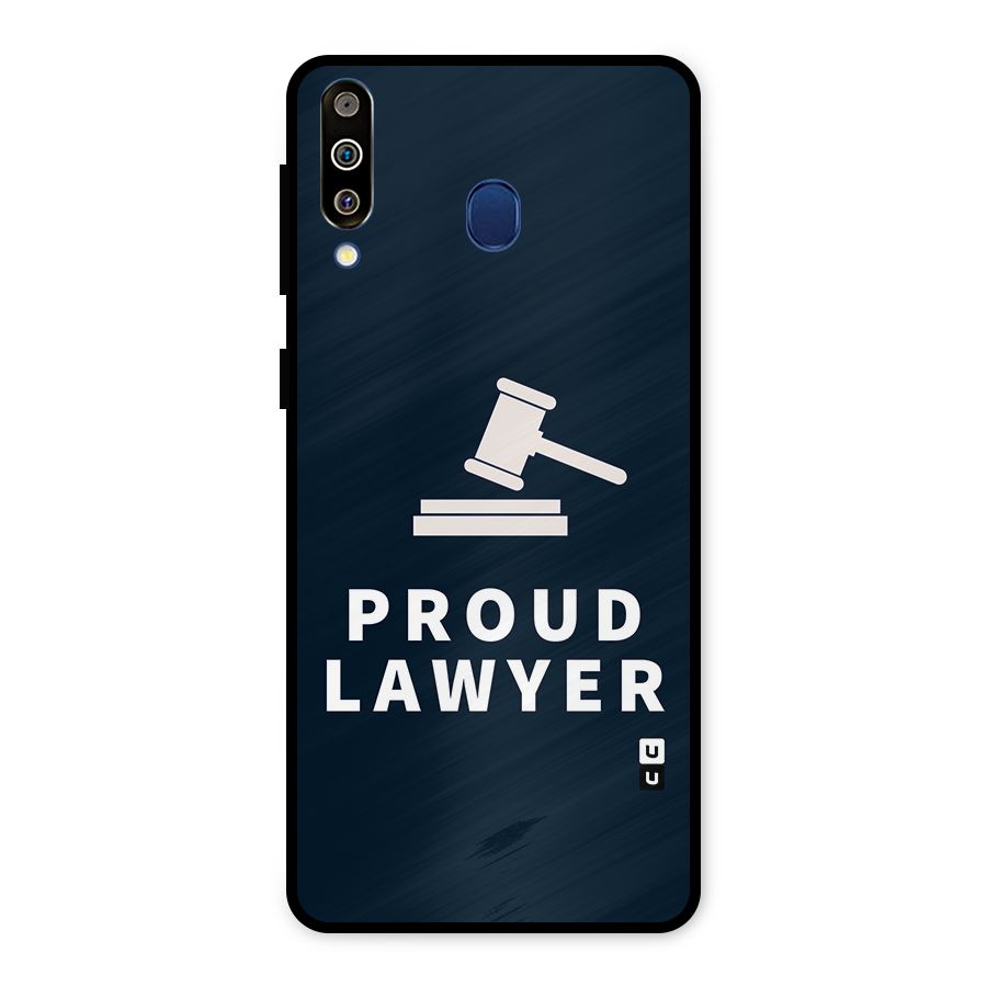 Proud Lawyer Metal Back Case for Galaxy M30