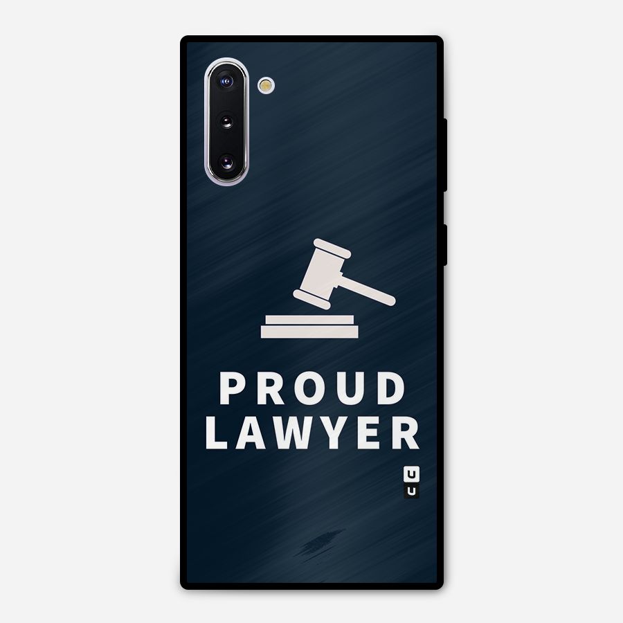 Proud Lawyer Metal Back Case for Galaxy Note 10