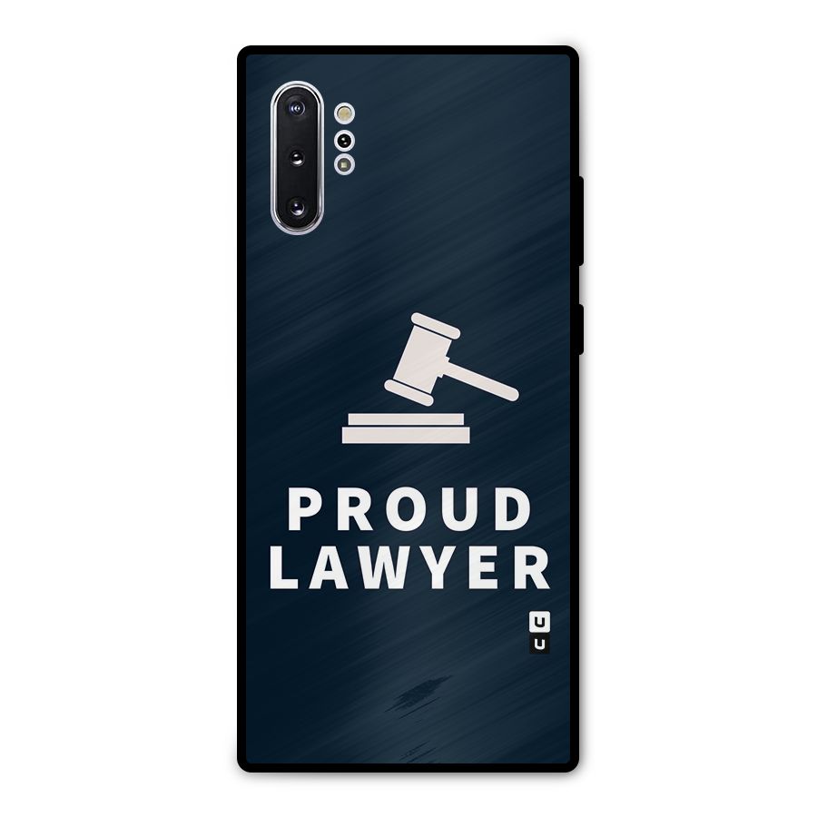 Proud Lawyer Metal Back Case for Galaxy Note 10 Plus
