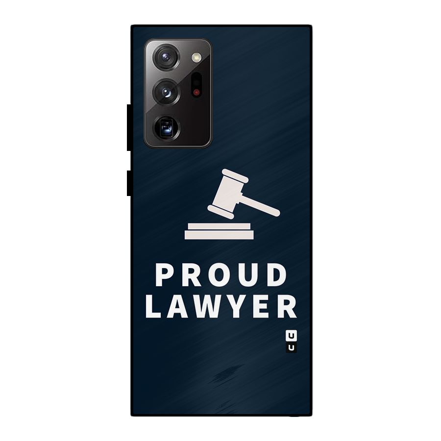 Proud Lawyer Metal Back Case for Galaxy Note 20 Ultra