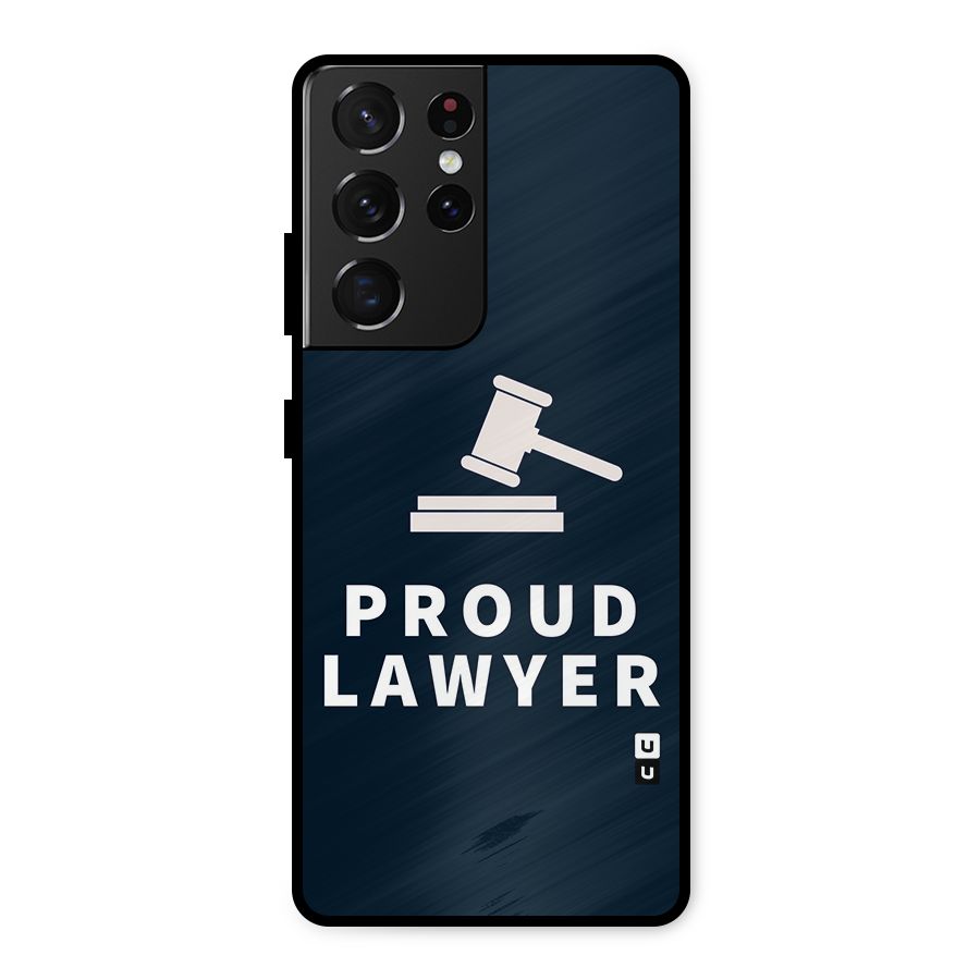 Proud Lawyer Metal Back Case for Galaxy S21 Ultra 5G
