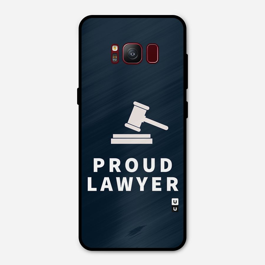 Proud Lawyer Metal Back Case for Galaxy S8