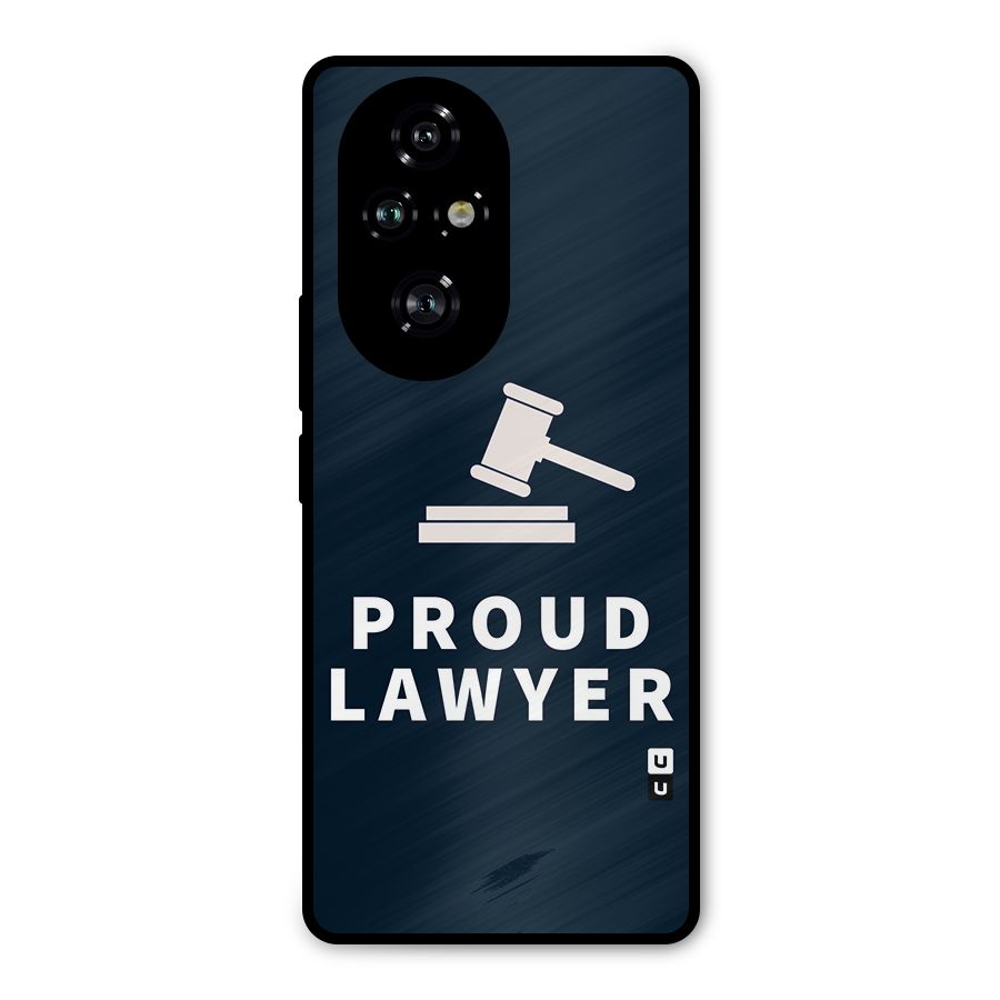 Proud Lawyer Metal Back Case for Honor 200 Pro