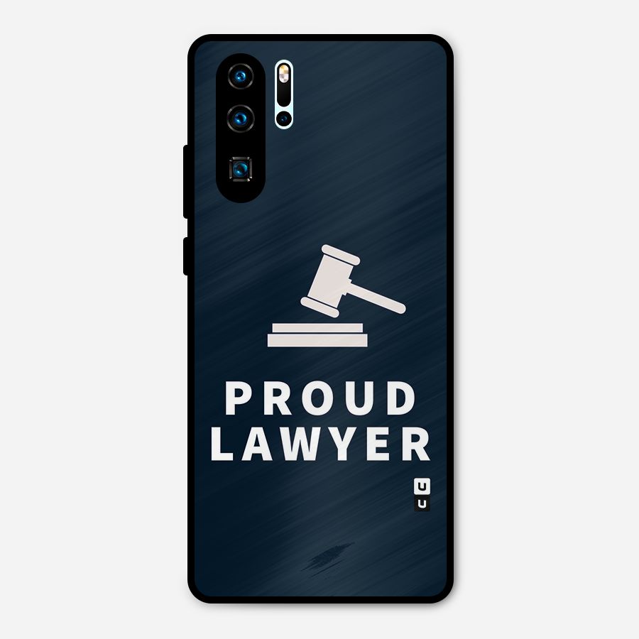 Proud Lawyer Metal Back Case for Huawei P30 Pro