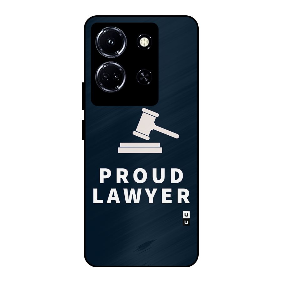 Proud Lawyer Metal Back Case for Infinix Note 30 5G