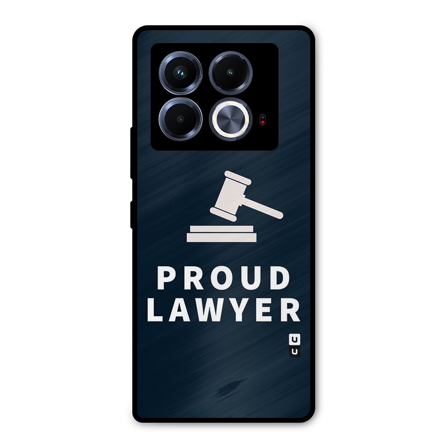 Proud Lawyer Metal Back Case for Infinix Note 40 5G