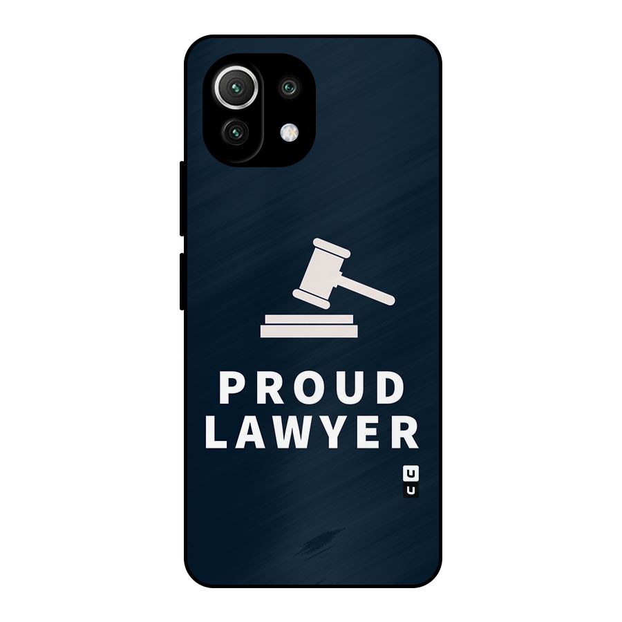 Proud Lawyer Metal Back Case for Mi 11 Lite NE 5G
