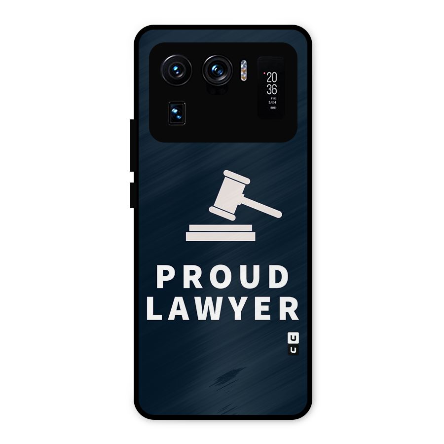 Proud Lawyer Metal Back Case for Mi 11 Ultra