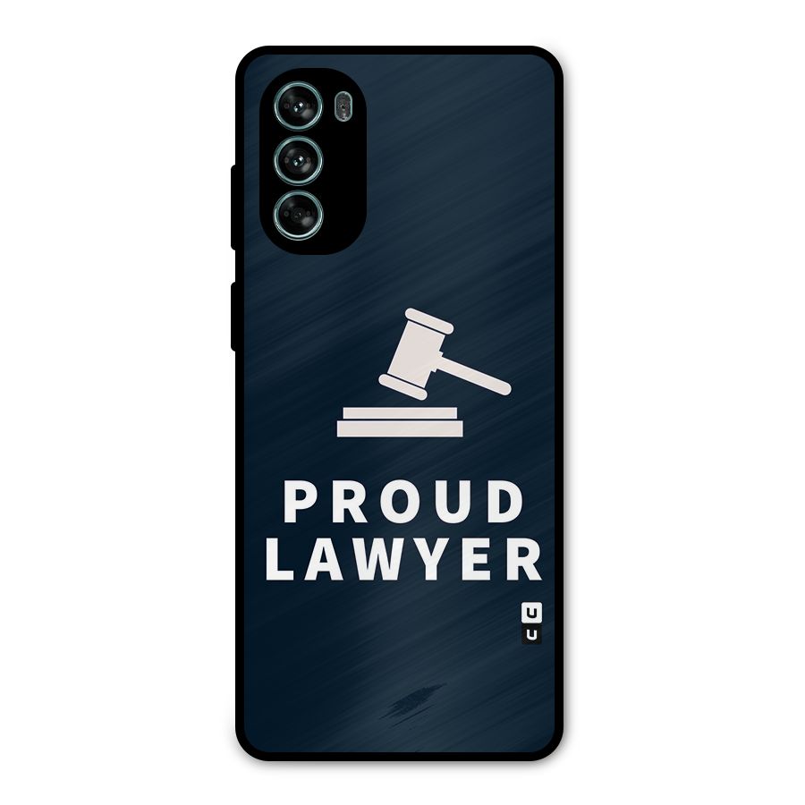 Proud Lawyer Metal Back Case for Moto G62