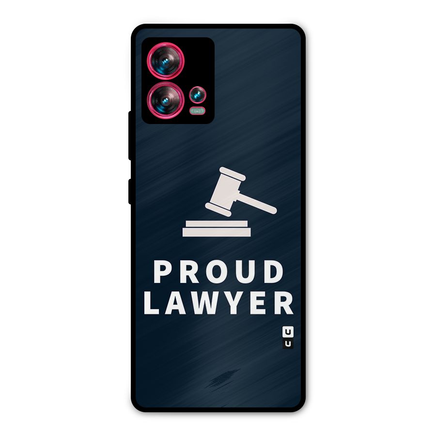 Proud Lawyer Metal Back Case for Motorola Edge 30 Fusion