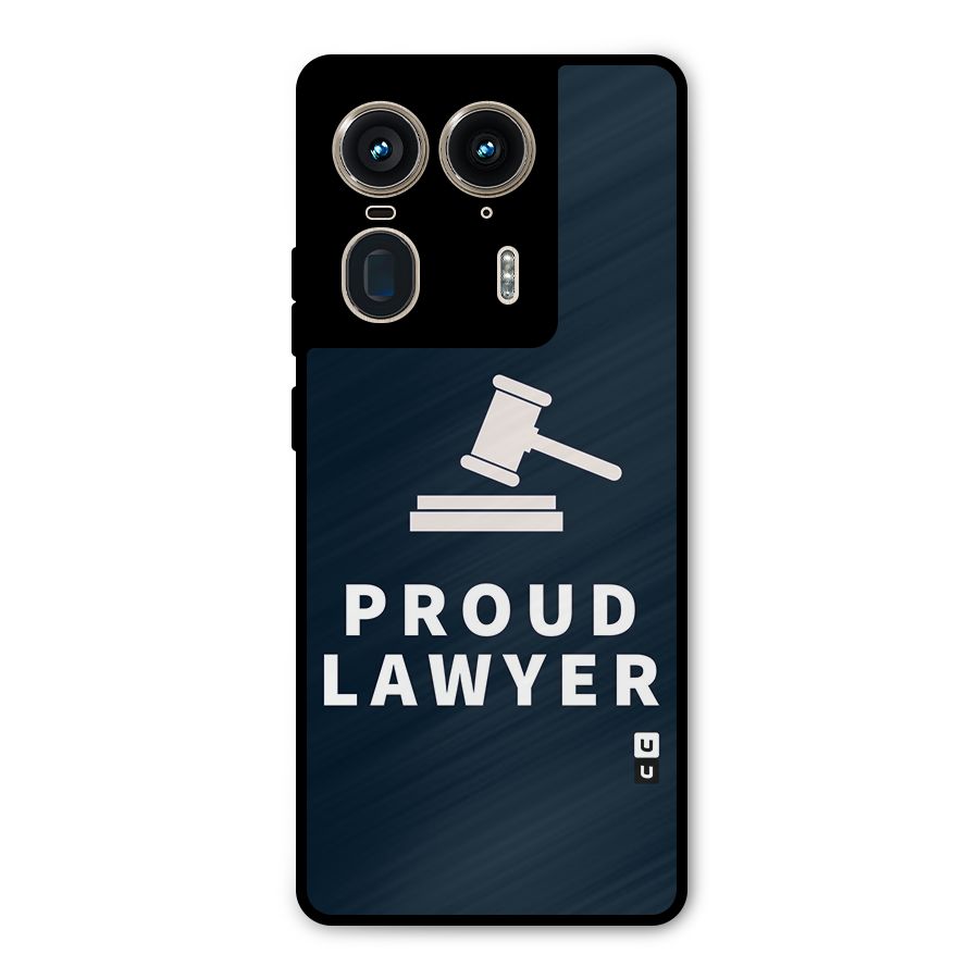 Proud Lawyer Metal Back Case for Motorola Edge 50 Ultra