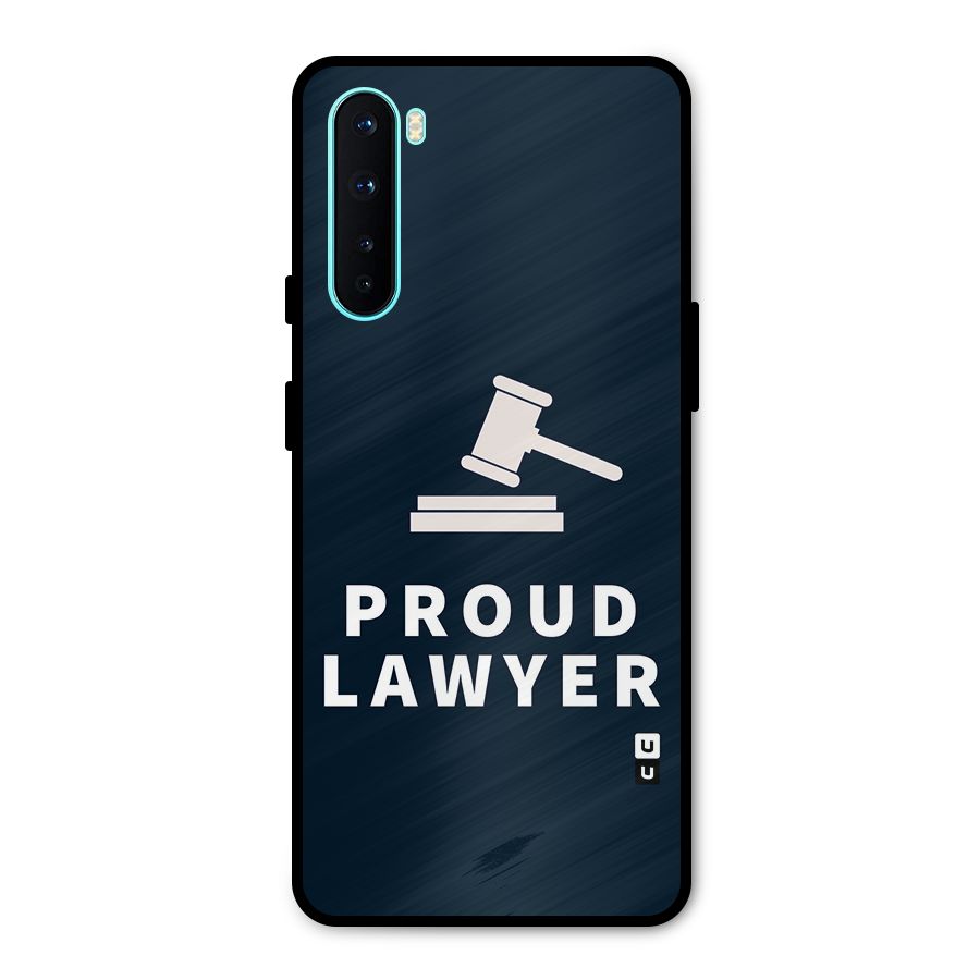 Proud Lawyer Metal Back Case for OnePlus Nord