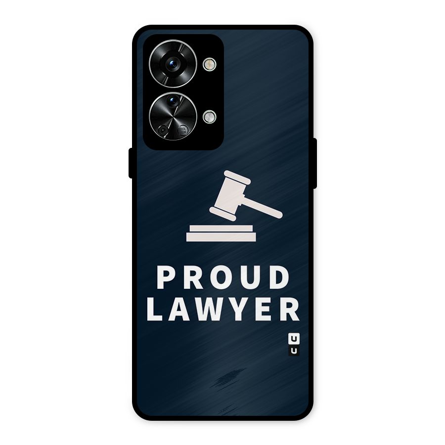 Proud Lawyer Metal Back Case for OnePlus Nord 2T