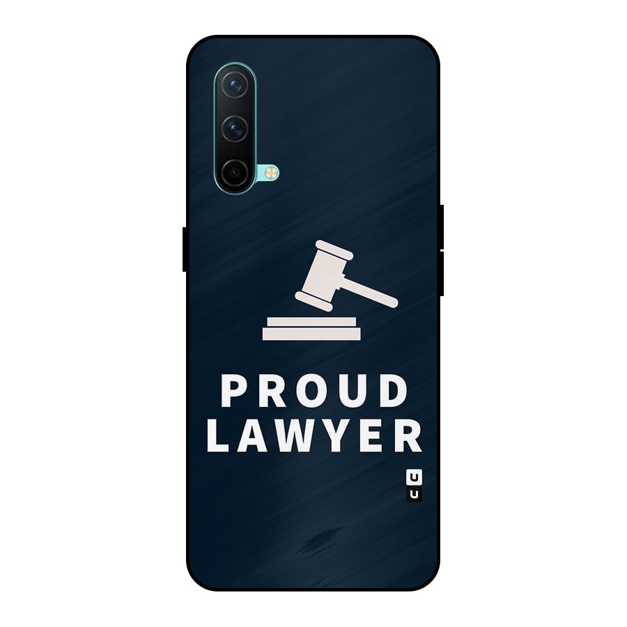 Proud Lawyer Metal Back Case for OnePlus Nord CE 5G
