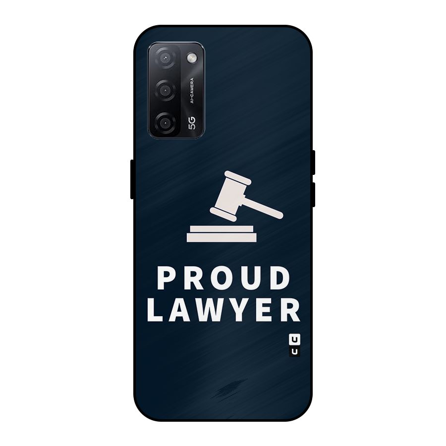 Proud Lawyer Metal Back Case for Oppo A53s 5G
